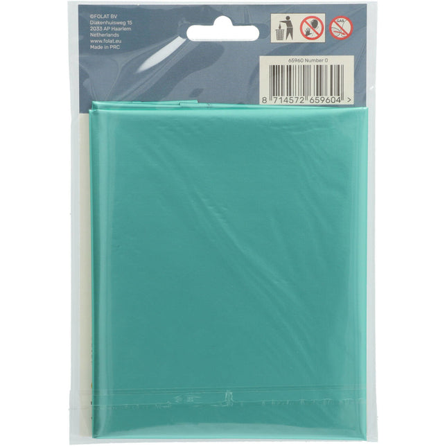 Balon foliowy Figura 0 Pastel Mint Green XL 86cm Pusty