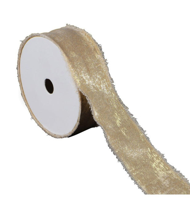 Gouden Lint Satijn 3Cm 5m van CHAKS koop je bij Partywinkel