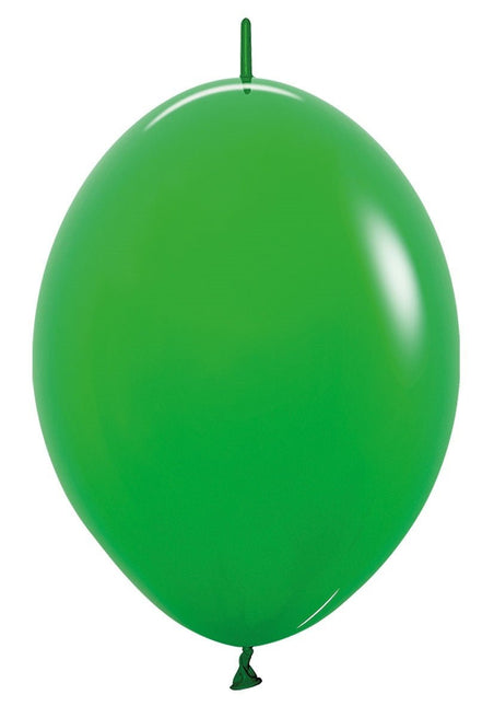 Groene Ballonnen Voor Ballonnenslinger 30cm 50st van Sempertex koop je bij Partywinkel