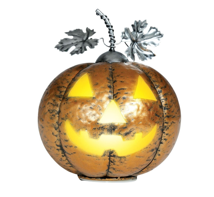 Halloween Decoratie Pompoen Met Licht 16cm van Fiestas Guirca koop je bij Partywinkel