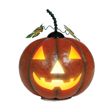 Halloween Decoratie Pompoen Metallic Met Licht 16cm van Fiestas Guirca koop je bij Partywinkel