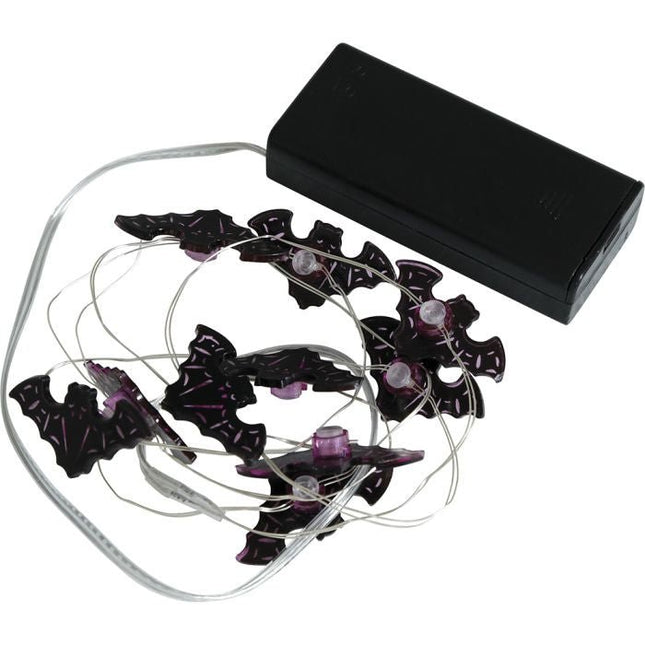 Halloween Lichtsnoer Vleermuizen 1,2m van Fiestas Guirca koop je bij Partywinkel