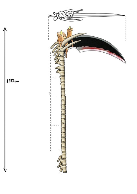 Halloween Nep Zeis Been van Fiestas Guirca koop je bij Partywinkel