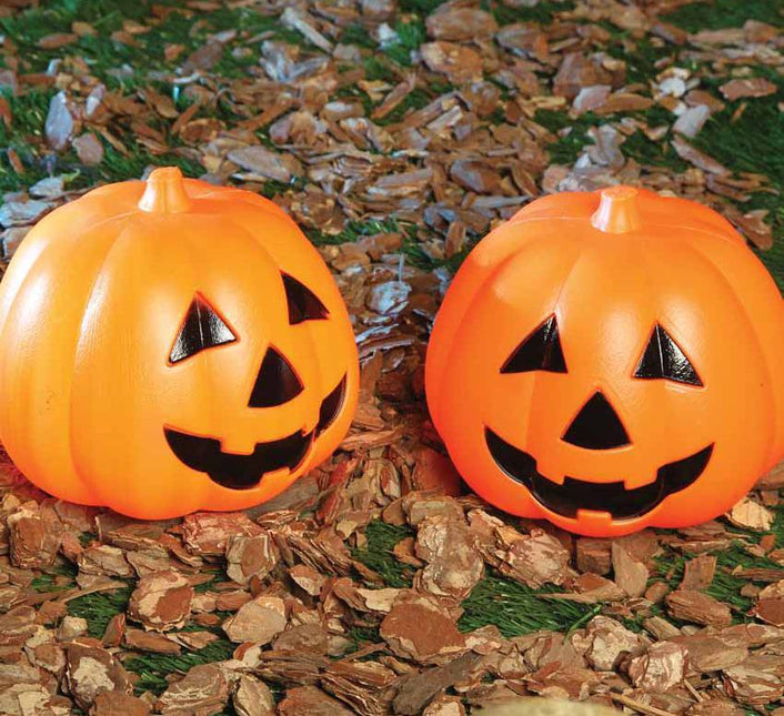 Halloween Pompoen met Licht 15cm van Fiestas Guirca koop je bij Partywinkel