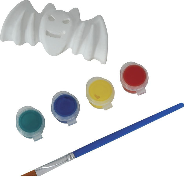 Halloween Schilderset Vleermuis 8cm van Fiestas Guirca koop je bij Partywinkel