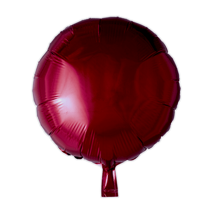 Helium Ballon Rond Bordeaux Rood 46cm leeg van WeFiesta koop je bij Partywinkel