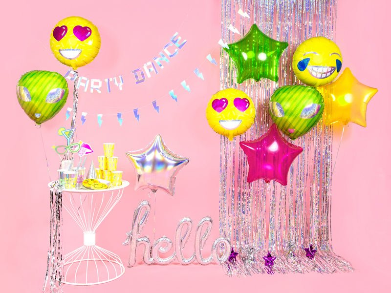 Helium Ballon Ster Parelmoer 48cm leeg van Partydeco koop je bij Partywinkel