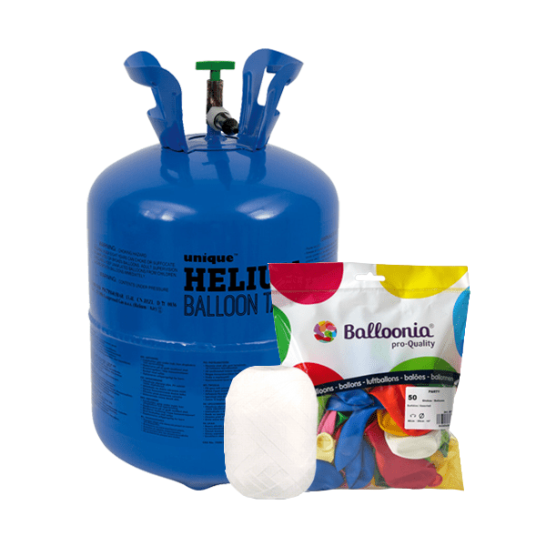 Helium Tank met 200 Ballonnen en Lint van Partywinkel koop je bij Partywinkel