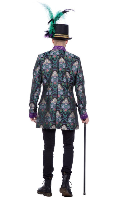 Groen Paarse Jas Heren Luxe van Wilbers & Wilbers koop je bij Partywinkel