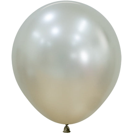 Parelmoeren Ballonnen 45cm 15st van Sempertex koop je bij Partywinkel