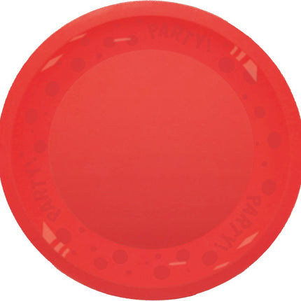 Party Bord Rood 21cm van Procos koop je bij Partywinkel