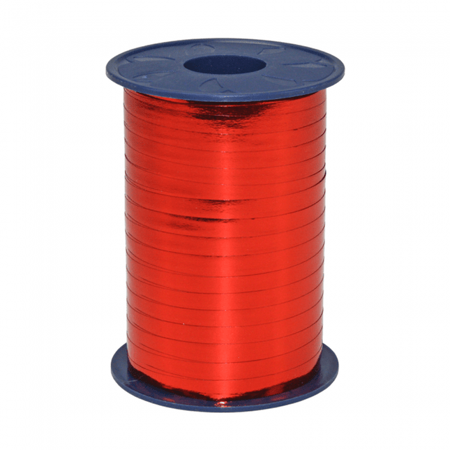 Rood Lint Metallic 5mm 250m van WeFiesta koop je bij Partywinkel