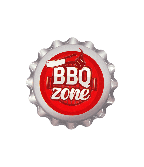 Rood Witte Onderzetters Bbq Zone 11cm van Paper Dreams koop je bij Partywinkel