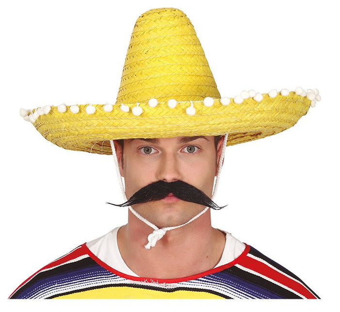 Sombrero Geel 50cm van Fiestas Guirca koop je bij Partywinkel