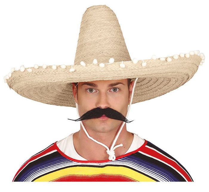 Sombrero Wit 60cm van Fiestas Guirca koop je bij Partywinkel