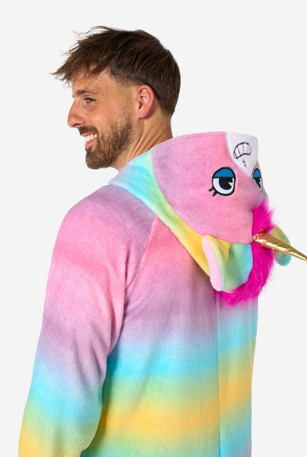 Unicorn Onesie Gekleurd van OppoSuits koop je bij Partywinkel