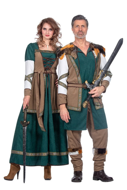 Viking Jurk Groen van Wilbers & Wilbers koop je bij Partywinkel