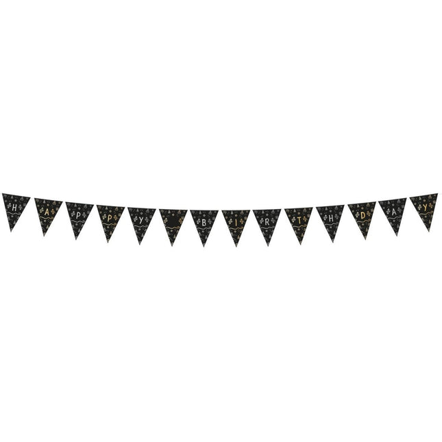 Happy Birthday Slinger Plastic 4m van Folat koop je bij Partywinkel