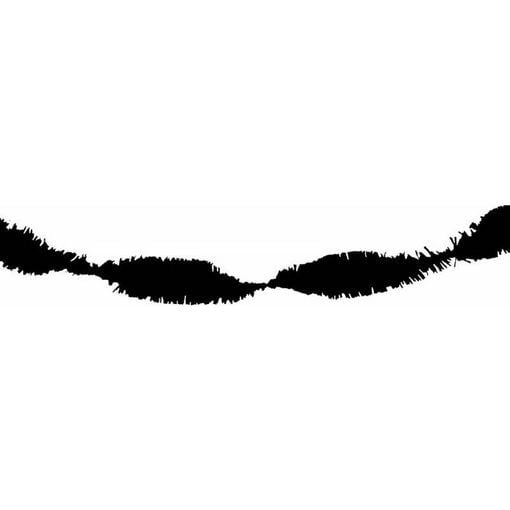 Zwarte Slingers Crepe 24m van WeFiesta koop je bij Partywinkel