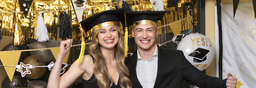 Geslaagd versiering voor een onvergetelijk feest
