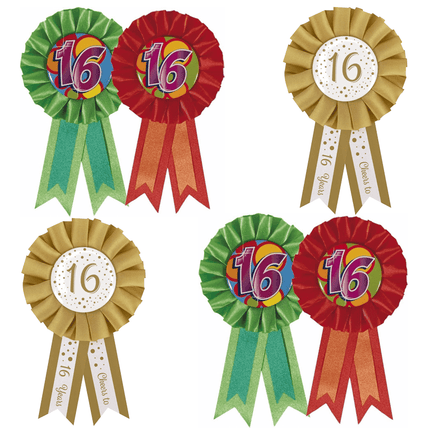 16 Jaar Rozetten - Partywinkel