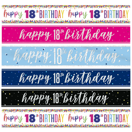 18 Jaar Banners - Partywinkel
