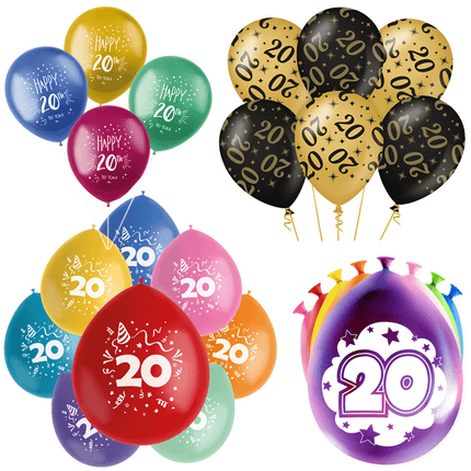 20 jaar Latex Ballonnen - Partywinkel