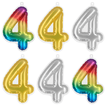 4 Jaar Stickers - Partywinkel
