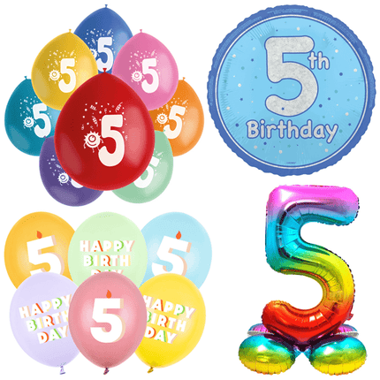 5 Jaar Ballonnen - Partywinkel