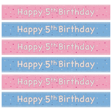 5 Jaar Banners