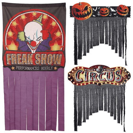 Halloween Gordijnen - Partywinkel