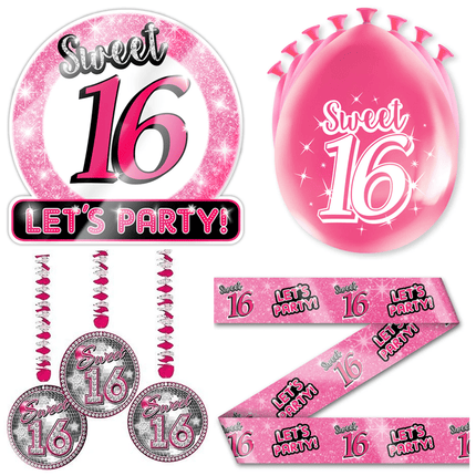 Sweet 16 Versiering - Partywinkel