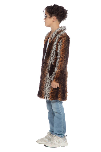 Płaszcz z futra pantery dla dziecka