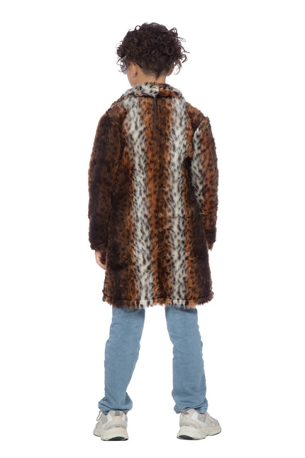 Płaszcz z futra pantery dla dziecka