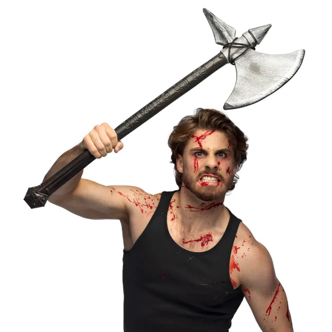 Fałszywy topór na Halloween 82 cm