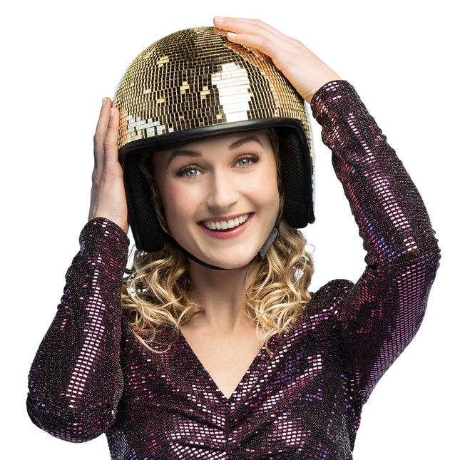 Złoty kask Disco 70S