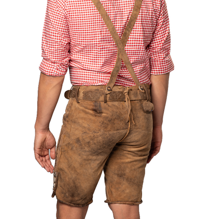 Lederhose Brown Short Lech