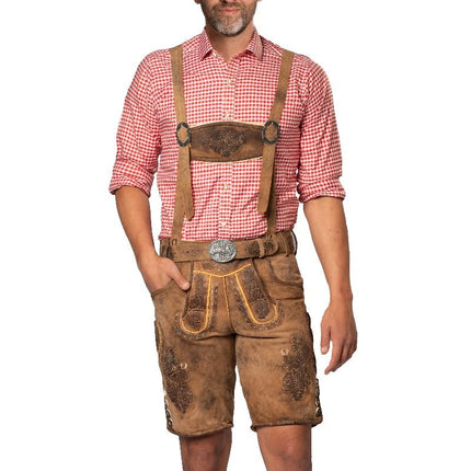 Lederhose Brown Short Lech