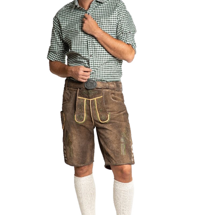 Lederhose Brown Short