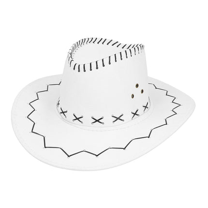 Kapelusz kowbojski Savannah biały