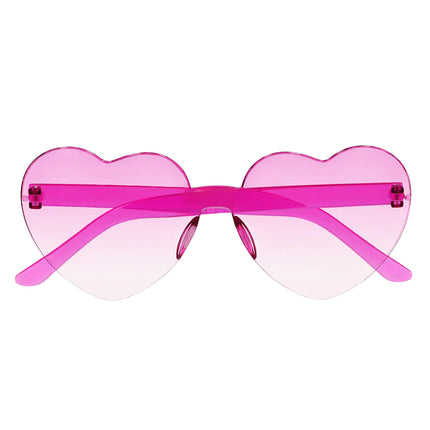 Party brile Festival hearts pink