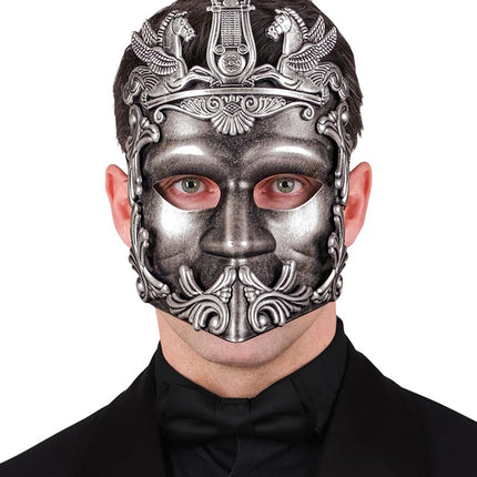 Roman Mask Silver
