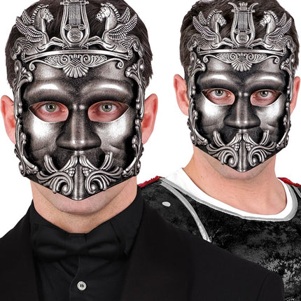 Roman Mask Silver