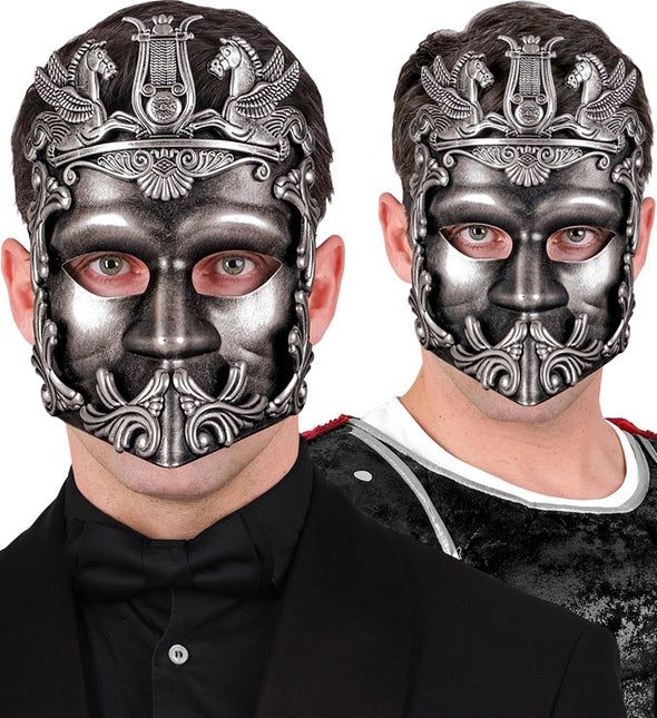 Roman Mask Silver