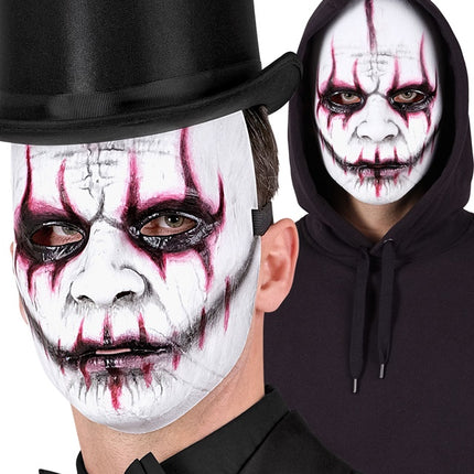 Joker Mask White Evil