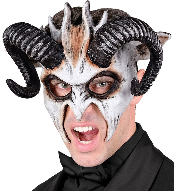 Maska na Halloween Czarny Biały Kozioł