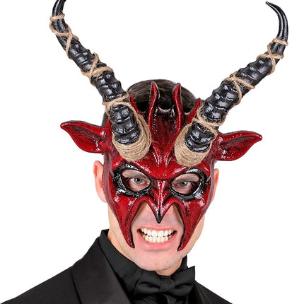 Maska na Halloween Szaman Diabeł