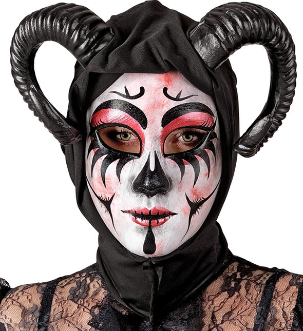 Maska damska na Halloween Diabeł
