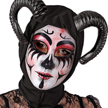 Maska damska na Halloween Diabeł