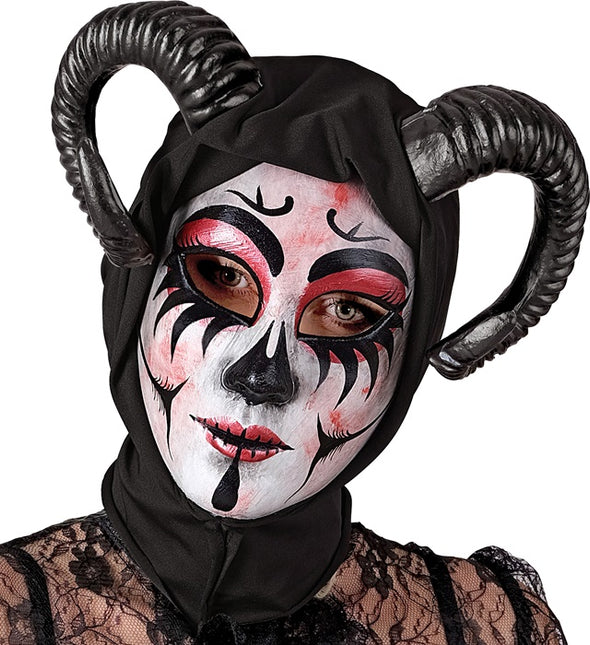 Maska damska na Halloween Diabeł